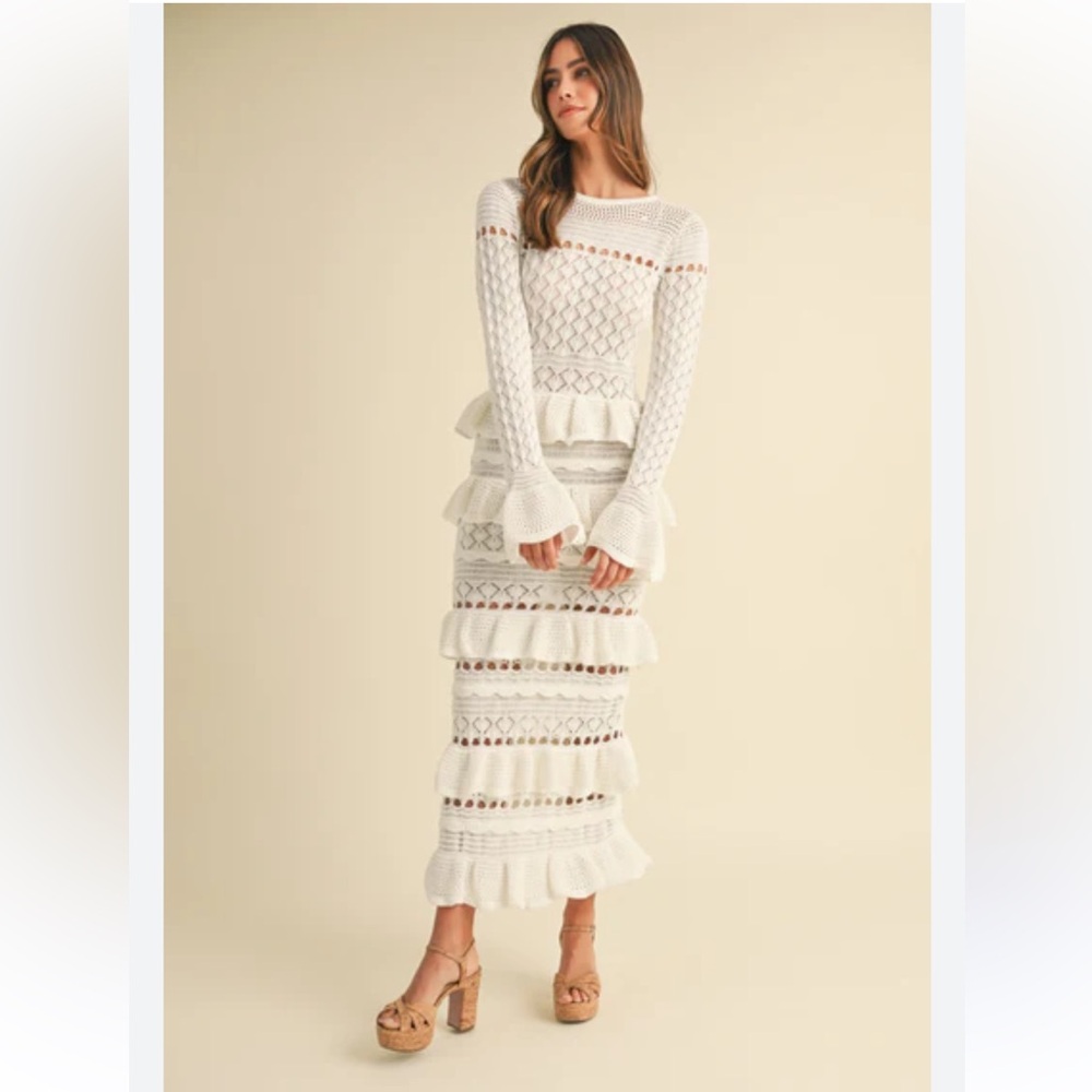 White Sweater Dress / PERFECT BRIDAL DRESS